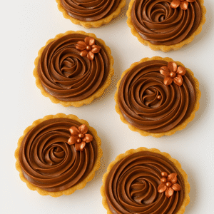 🥮Chocolate tartlets with a little surprise inside