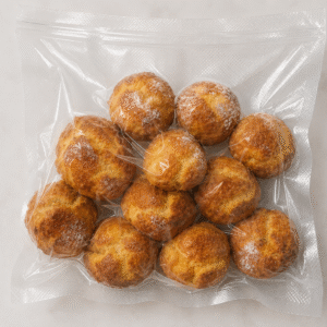 Frozen Gluten-Free Chocolate Profiteroles